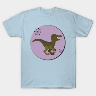 Retro Dinosaur Raptor T-Shirt